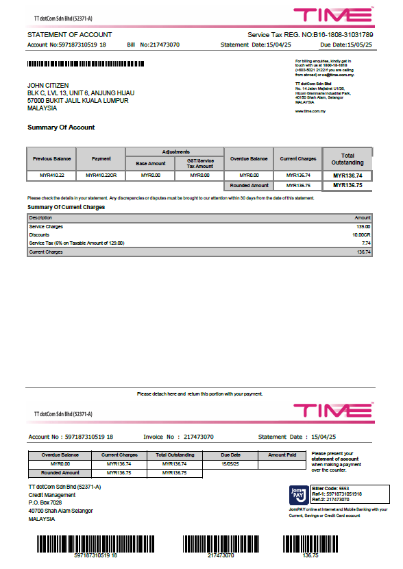  Minol USA business utility bill 